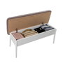 Hanah Home Vina White Soho Grey Juego de Comedor Extensible